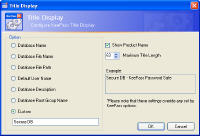Title Display Screenshot